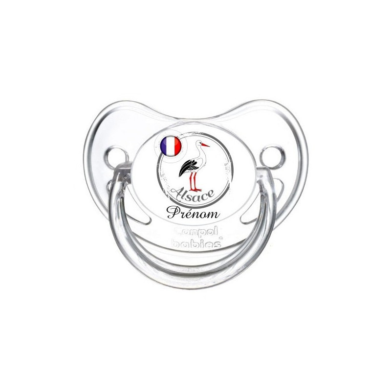 Sucette-personnalisée-prénom-Alsace Tétine personnalisée