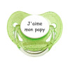 Tétine-prenom-Sucette personnalisée j'aime mon papy