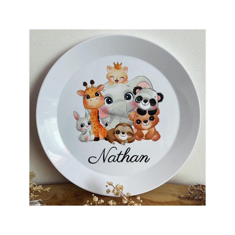 Couvert bébé personnalisé Assiette bébé Personnalisée
