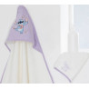 Cape de bain-au prenom-Cape de Bain personnalisée Stitch