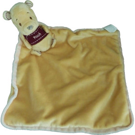 Doudous personnalisés-au prenom-Doudou Winnie pooh plat