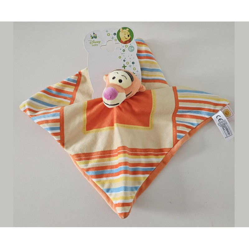 Doudous personnalisés-au prenom-Doudou Tigrou orange