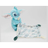 Doudous personnalisés-au prenom-Stitch turquoise et motifs