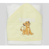 Cape de bain-au prenom-Cape de Bain personnalisée Simba jaune