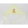 Cape de bain-au prenom-Cape de Bain personnalisée Simba jaune