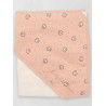 Cape de bain-au prenom-Cape de Bain personnalisée marie rose + gant