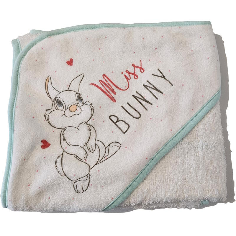 Cape de bain-au prenom-Cape de Bain personnalisée Miss Bunny